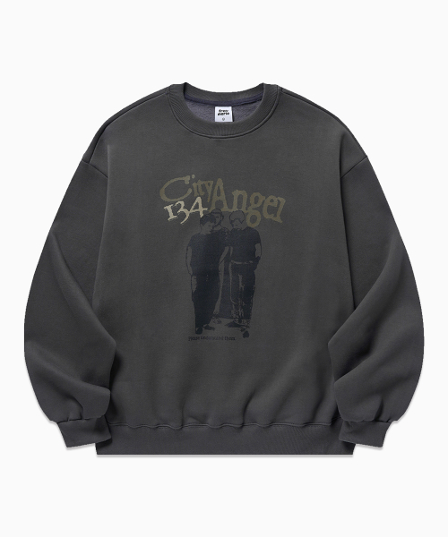 セール】City Angel Sweatshirt [Dark Gray]（スウェット）｜FREEMARIO