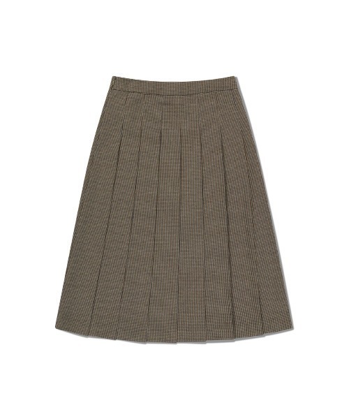 MARITHE + FRANCOIS GIRBAUD(マリテフランソワジルボー)の「W BELTS PLEATED MIDI SKIRT(スカート・レディース・ブラウン/チャコール・MEDIUM/SMALL)」の8枚目の写真