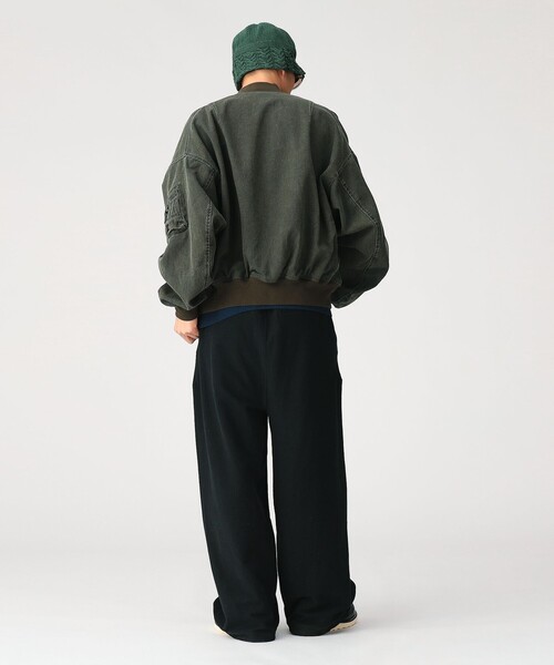 Champion(チャンピオン)の「【別注】Champion / リバースウィーブ(R)ワイドパンツ(スウェットパンツ・メンズ・グレー/ブラック・S/M/L/XL)」の20枚目の写真