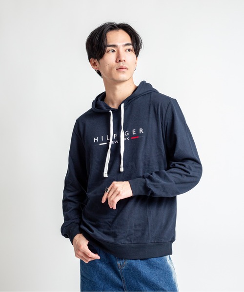 TOMMY HILFIGER(トミーヒルフィガー)の「【TOMMY HILFIGER】パーカー プルオーバー 薄手 部屋着 ルームウエア(パーカー・メンズ・ネイビー/グレー・M/L/XL)」の15枚目の写真