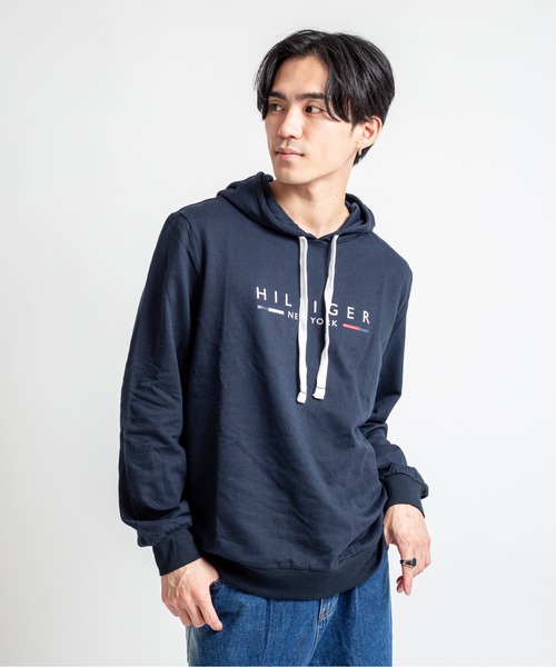 TOMMY HILFIGER(トミーヒルフィガー)の「【TOMMY HILFIGER】パーカー プルオーバー 薄手 部屋着 ルームウエア(パーカー・メンズ・ネイビー/グレー・M/L/XL)」の16枚目の写真