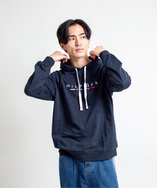 TOMMY HILFIGER(トミーヒルフィガー)の「【TOMMY HILFIGER】パーカー プルオーバー 薄手 部屋着 ルームウエア(パーカー・メンズ・ネイビー/グレー・M/L/XL)」の18枚目の写真