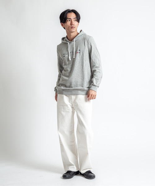 TOMMY HILFIGER(トミーヒルフィガー)の「【TOMMY HILFIGER】パーカー プルオーバー 薄手 部屋着 ルームウエア(パーカー・メンズ・ネイビー/グレー・M/L/XL)」の11枚目の写真