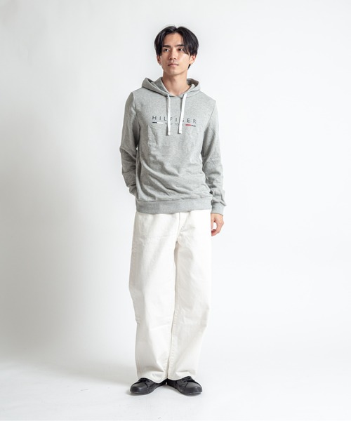 TOMMY HILFIGER(トミーヒルフィガー)の「【TOMMY HILFIGER】パーカー プルオーバー 薄手 部屋着 ルームウエア(パーカー・メンズ・ネイビー/グレー・M/L/XL)」の12枚目の写真