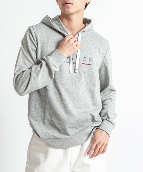 TOMMY HILFIGER(トミーヒルフィガー)の「【TOMMY HILFIGER】パーカー プルオーバー 薄手 部屋着 ルームウエア(パーカー・メンズ・ネイビー/グレー・M/L/XL)」の7枚目の写真