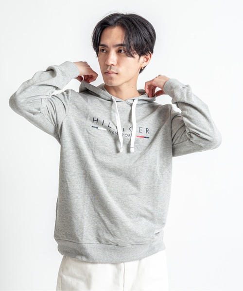 TOMMY HILFIGER(トミーヒルフィガー)の「【TOMMY HILFIGER】パーカー プルオーバー 薄手 部屋着 ルームウエア(パーカー・メンズ・ネイビー/グレー・M/L/XL)」の6枚目の写真