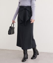 natural couture | リボン付きナロースカート(スカート)