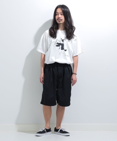mmts(マミタス)の「【COLLABORATION】ねこの日おめでとう MUSIC FESTIVAL 2026 / Tシャツ 旅行 レイヤード 洗濯可能 主役トップス ライブ(Tシャツ/カットソー・レディース・ホワイト/サックスブルー・L/M/S/XL)」の10枚目の写真