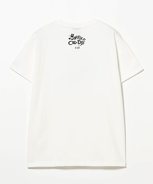mmts(マミタス)の「【COLLABORATION】ねこの日おめでとう MUSIC FESTIVAL 2026 / Tシャツ 旅行 レイヤード 洗濯可能 主役トップス ライブ(Tシャツ/カットソー・レディース・ホワイト/サックスブルー・L/M/S/XL)」の14枚目の写真
