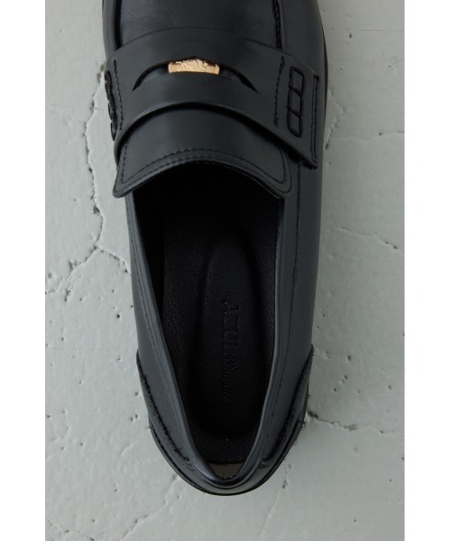 AZUL by moussy（アズールバイマウジー）の「コインローファー（ローファー・レディース・ブラック/ブラウン・SMALL/MEDIUM/LARGE）」の14枚目の写真