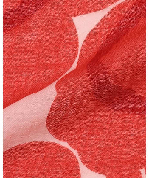marimekko（マリメッコ）の「Unikko / Fiore stole（ストール/ショール・レディース・ライトグレー/レッド・FREE）」の9枚目の写真