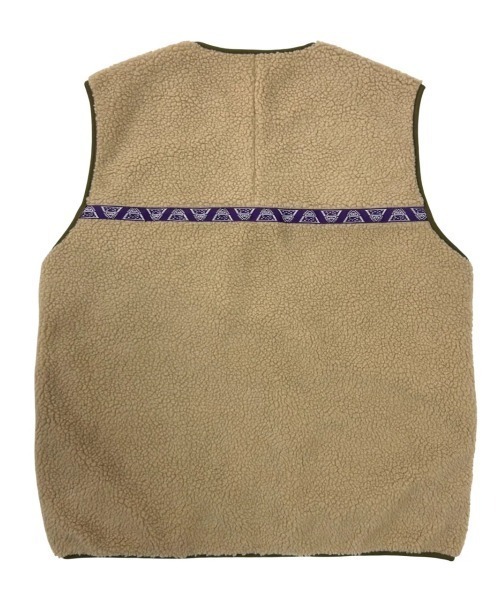 POLeR(ポーラー)の「POLER JACQUARD SHERPA NO COLLAR VEST(ポーラー ジャカード シェルパ ノーカラー ベスト)(ベスト・メンズ・ブラック/ベージュ・MEDIUM/LARGE/X-LARGE)」の4枚目の写真
