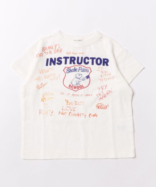 DENIM DUNGAREE(デニムダンガリー)の「INSTRUCTOR Tee(Tシャツ/カットソー・キッズ・ホワイト・125/115/105)」の1枚目の写真