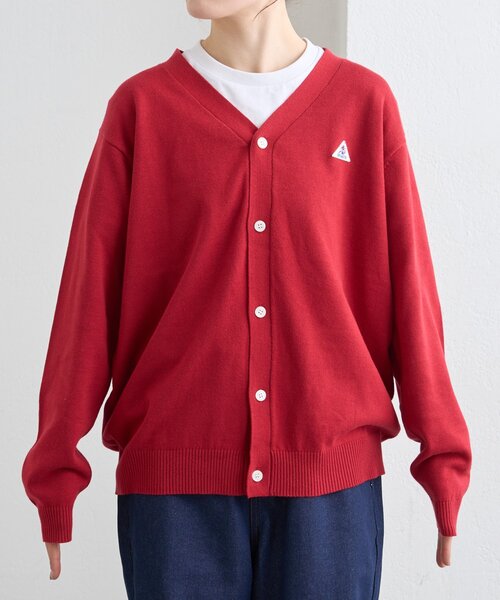 GEVACO（ゲバコ）の「【GEVACO】コットンVネックカーディガン（ニット/セーター・レディース・ブラック/ライム/レッド・LARGE/MEDIUM）」の15枚目の写真