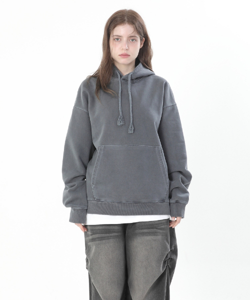 POLYGRAM(ポリグラム)の「830G ピグメントフードパーカー (5色)(パーカー・レディース・その他・M/L/2XL/XL)」の2枚目の写真