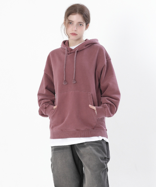 POLYGRAM(ポリグラム)の「830G ピグメントフードパーカー (5色)(パーカー・レディース・その他・M/L/2XL/XL)」の4枚目の写真