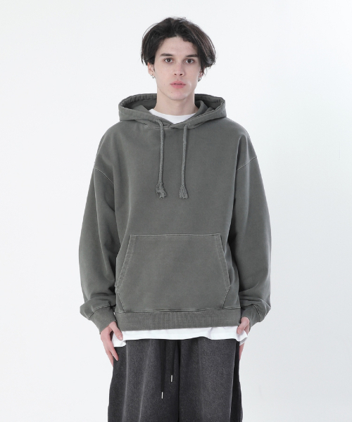 POLYGRAM(ポリグラム)の「830G ピグメントフードパーカー (5色)(パーカー・レディース・その他・M/L/2XL/XL)」の5枚目の写真