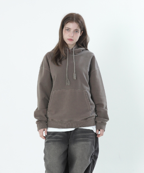 POLYGRAM(ポリグラム)の「830G ピグメントフードパーカー (5色)(パーカー・レディース・その他・M/L/2XL/XL)」の6枚目の写真
