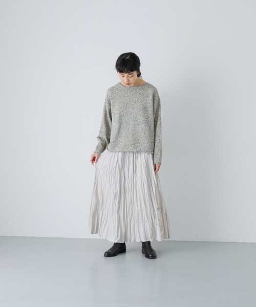 かぐれ（カグレ）の「テープヤーンボートネックニット（ニット