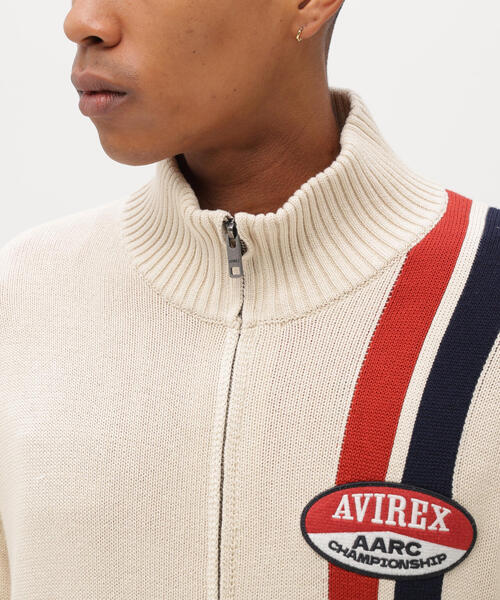 AVIREX（アヴィレックス）の「《A.A.R.C》COTTON ZIP UP KNIT / コットン ジップアップ ニット / AVIREX / アヴィレックス（ニット/セーター・メンズ・キナリ/ブラウン系その他3・L/M/XL/2XL）」の18枚目の写真