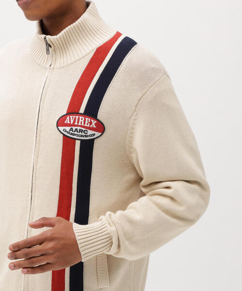 AVIREX（アヴィレックス）の「《A.A.R.C》COTTON ZIP UP KNIT / コットン ジップアップ ニット / AVIREX / アヴィレックス（ニット/セーター・メンズ・キナリ/ブラウン系その他3・L/M/XL/2XL）」の17枚目の写真