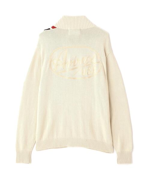 AVIREX（アヴィレックス）の「《A.A.R.C》COTTON ZIP UP KNIT / コットン ジップアップ ニット / AVIREX / アヴィレックス（ニット/セーター・メンズ・キナリ/ブラウン系その他3・L/M/XL/2XL）」の13枚目の写真