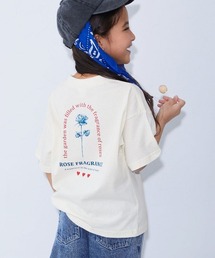 devirock（デビロック）の「綿100% デビラボ ガールズ BIGシルエット プリント半袖Tシャツ（Tシャツ/カットソー）」