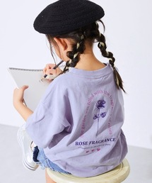 devirock（デビロック）の「綿100% デビラボ ガールズ BIGシルエット プリント半袖Tシャツ（Tシャツ/カットソー）」