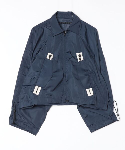 my beautiful landlet（マイビューティフルランドレット）の「【my beautiful landlet】NYLON TAFFETA WATER PROOF SHORT BLOUSON（ナイロンジャケット・メンズ・ブラック/ベージュ/ネイビー・0/1）」の16枚目の写真