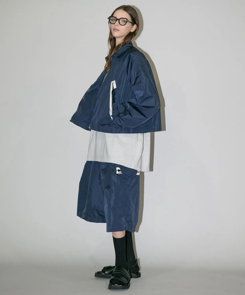 my beautiful landlet（マイビューティフルランドレット）の「【my beautiful landlet】NYLON TAFFETA WATER PROOF SHORT BLOUSON（ナイロンジャケット・メンズ・ブラック/ベージュ/ネイビー・0/1）」の13枚目の写真