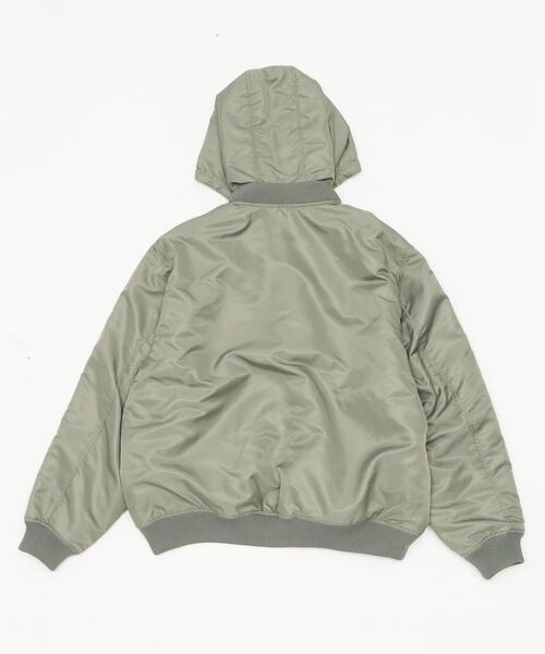 WOND(ウォンド)の「WOND/【26年春新作】2WAYフーデッドBIGブルゾン(ブルゾン・レディース・カーキ/ブラック/ピンク・FREE)」の22枚目の写真