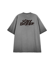 [APSTUDIOXSCARYBROTHER SERIES 2]ピグメントルーズフィット半袖Tシャツ_グレー