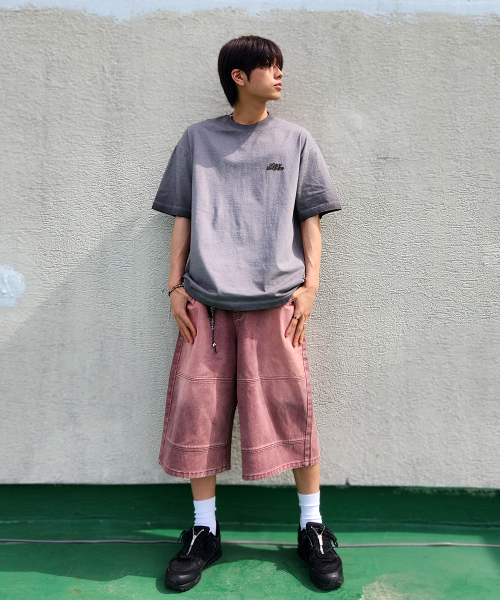 ASTRAL PROJECTION（アストラルプロジェクション）の「[APSTUDIOXSCARYBROTHER SERIES 2]ピグメントルーズフィット半袖Tシャツ_グレー（Tシャツ/カットソー・メンズ・その他・M/L/XL/XXL）」の5枚目の写真
