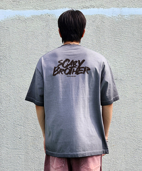 ASTRAL PROJECTION（アストラルプロジェクション）の「[APSTUDIOXSCARYBROTHER SERIES 2]ピグメントルーズフィット半袖Tシャツ_グレー（Tシャツ/カットソー・メンズ・その他・M/L/XL/XXL）」の6枚目の写真