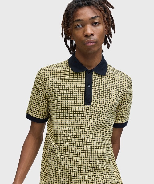 Cross Print Polo Shirt — поло с крестовым принтом