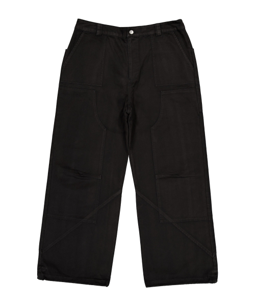 THECOLDESTMOMENT（ザコールデストモーメント）の「TCM carpenter pants (black)（その他パンツ・レディース・その他・S/M/L）」の3枚目の写真