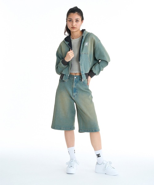 DC(ディーシー)の「DC/ディーシー ハーフパンツ レディース 26 WS WIDE SHORT LWS261306(その他パンツ・レディース・ダークインディゴブルー/ライトインディゴブルー/チャコールグレー・S/M)」の8枚目の写真