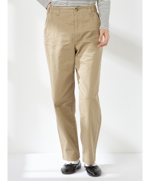 McGREGOR(マックレガー)の「テーパードチノパンツ(チノパンツ・レディース・ベージュ/ライトブルー/カーキ・L/M)」の1枚目の写真