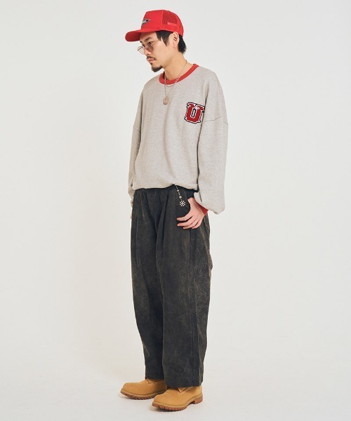 EFFECTEN（エフェクテン）の「mp14589-Studs work wide pants ワイドパンツ(efsal-02)（その他パンツ・メンズ・ブラック・M）」の14枚目の写真