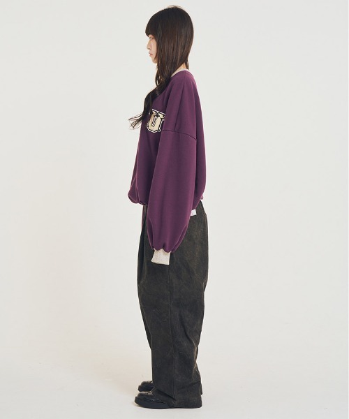 EFFECTEN（エフェクテン）の「mp14589-Studs work wide pants ワイドパンツ(efsal-02)（その他パンツ・メンズ・ブラック・M）」の17枚目の写真