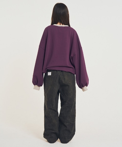 EFFECTEN（エフェクテン）の「mp14589-Studs work wide pants ワイドパンツ(efsal-02)（その他パンツ・メンズ・ブラック・M）」の18枚目の写真