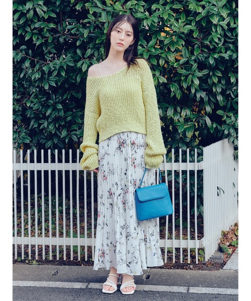 フラワープリントプリーツスカート（スカート）｜FRAY I.D（フレイ