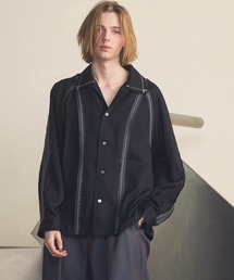 UNISEX》KID MOHAIR Shirt Cardigan/キッドモヘアシャツカーディガン