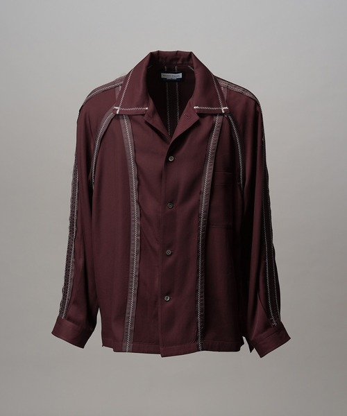 UNISEX Inside-out Prime-Over открытая рубашка с отложным воротником — MAISON SPECIAL
