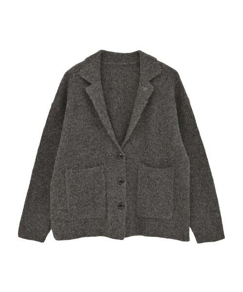 CONVERSE TOKYO（コンバーストウキョウ）の「TAILORED KNIT SHORT CARDIGAN JACKET（ニット/セーター・レディース・チャコールグレー/ブラウン/ピンク・FREE）」の19枚目の写真