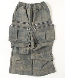 ROYAL FLASH | A.F ARTEFACT/エーエフ・アーティファクト/BLENDED SHADES DENIM CARGO TUCK WIDE PANTS(デニムパンツ)