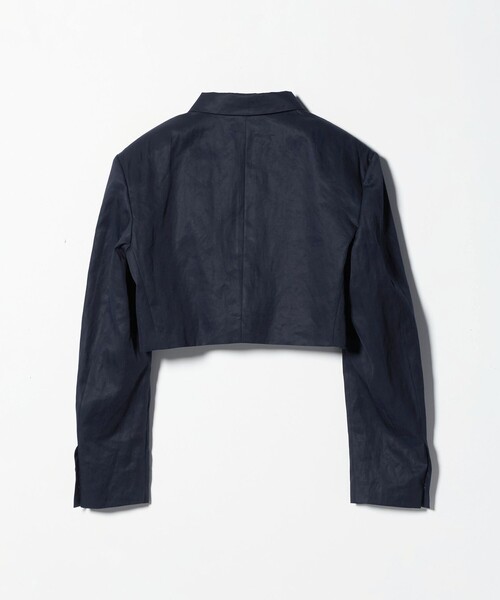 6（ロク）の「＜6(ROKU)＞コットン ショート ジャケット（テーラードジャケット・レディース・ネイビー・38/36）」の10枚目の写真