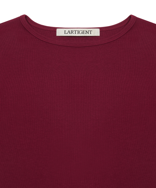 LARTIGENT(ラーティゼン)の「L20 TIED LONG SLEEVE(RED)(Tシャツ/カットソー・レディース・その他・FREE)」の3枚目の写真