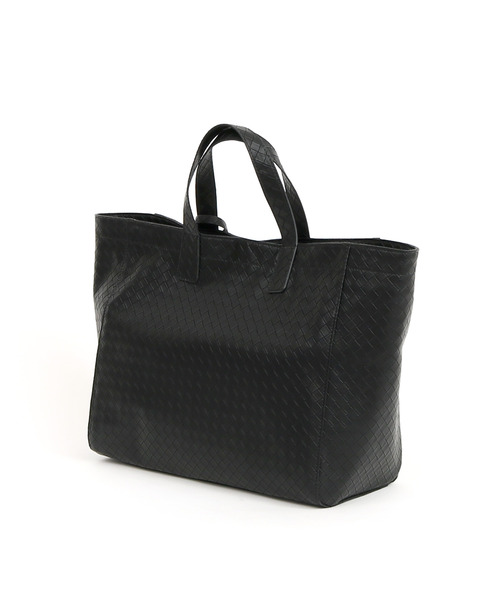 cache cache(カシュ カシュ)の「カシュカシュ cachecache / メッシュエンボスA4ショッパートート(トートバッグ・レディース・チョコ/アイボリー/ベージュ/グレー/グリーン/ブラック・FREE)」の11枚目の写真