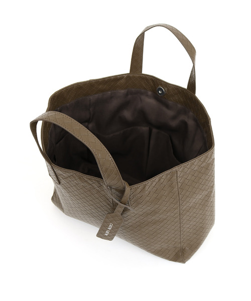 cache cache(カシュ カシュ)の「カシュカシュ cachecache / メッシュエンボスA4ショッパートート(トートバッグ・レディース・チョコ/アイボリー/ベージュ/グレー/グリーン/ブラック・FREE)」の20枚目の写真